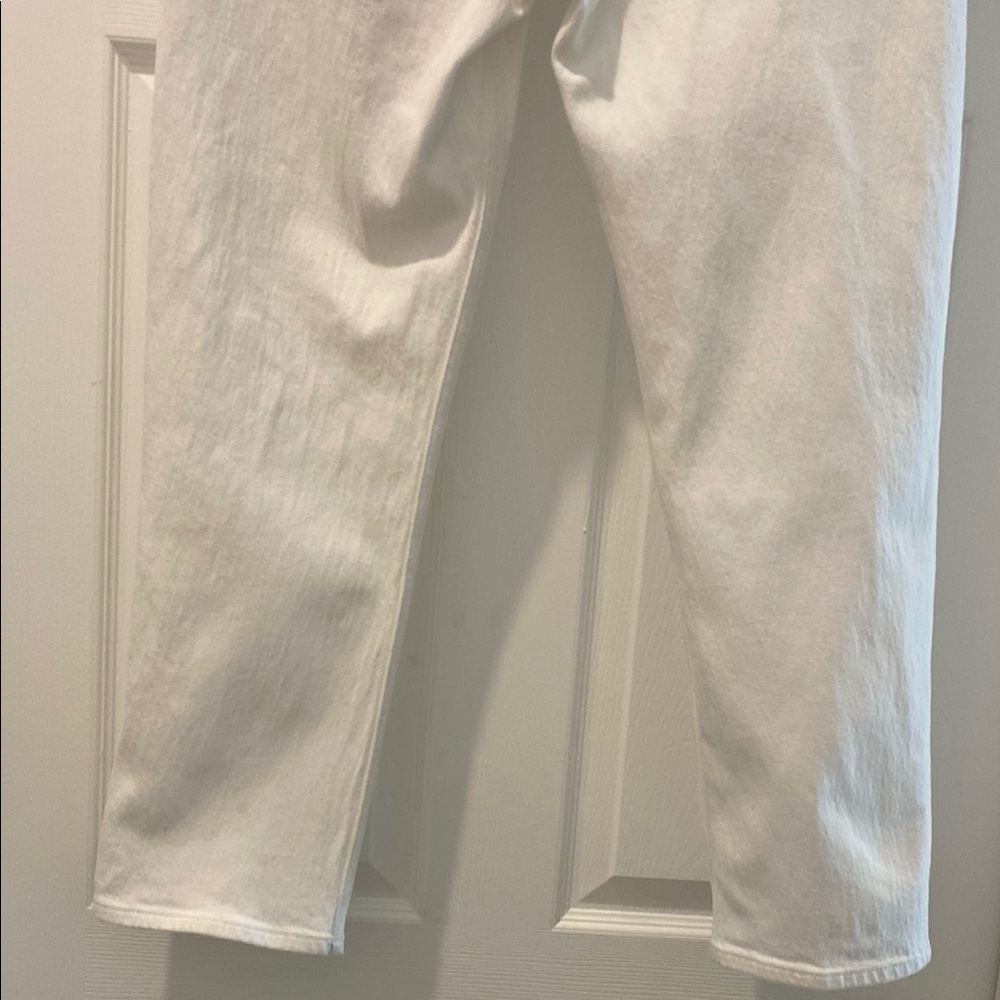 Rag & Bone White Straight Leg Jeans - Picture 4 of 9